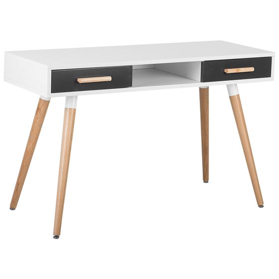 Työpöytä FRISCO 120 cm 45 cm laatikoilla Harmaa