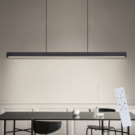 NETTLIFE LED-riippuvalaisin ruokailutilaan, himmennettävä, musta, moderni, 50W, 148, 5cm