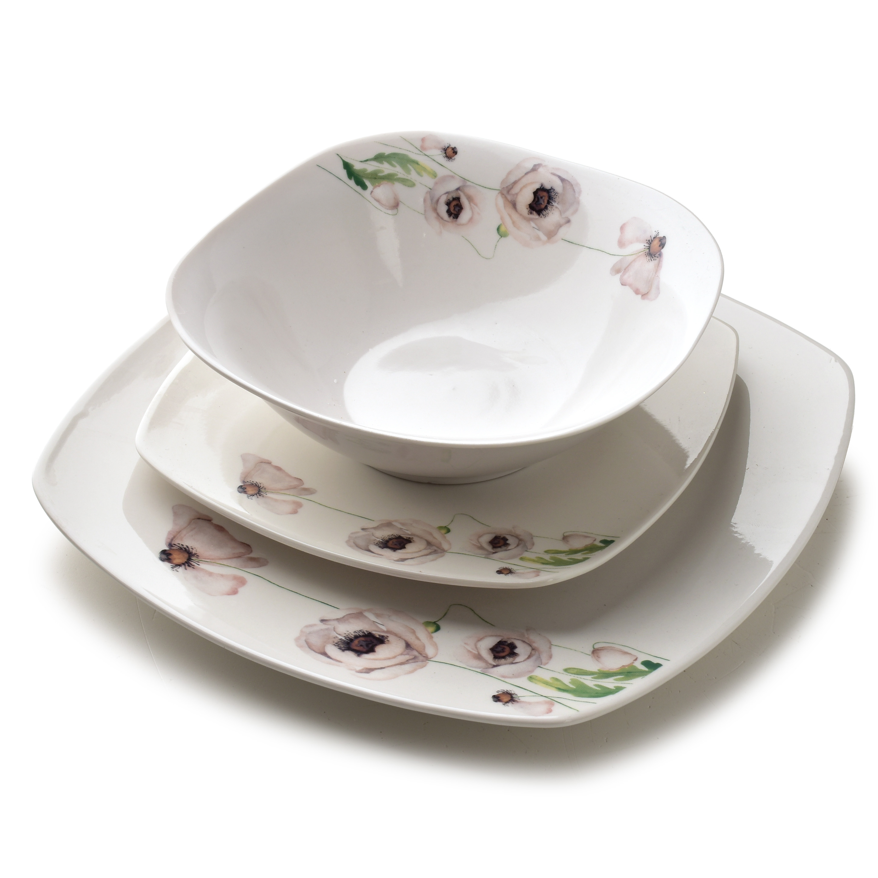 Astiasto Prima LEA Pink 16,5/18/24 cm vaaleanpunainen 18 osaa