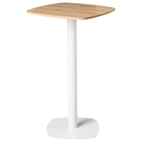 Baaripöytä MORELLA Vaaleanruskea/valkoinen 60 cm 60 cm