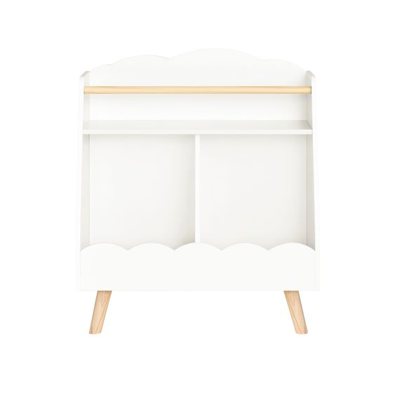 SoBuy Lasten kirjahylly 3-lokeroinen valkoinen KMB100-K-W