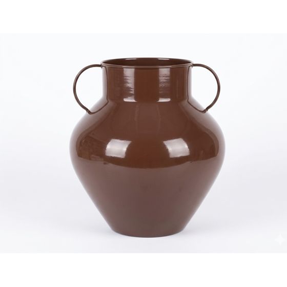 Maljakko metalli MONDEX ROGER 18,5x31x34 cm suklaanruskea 1 kpl