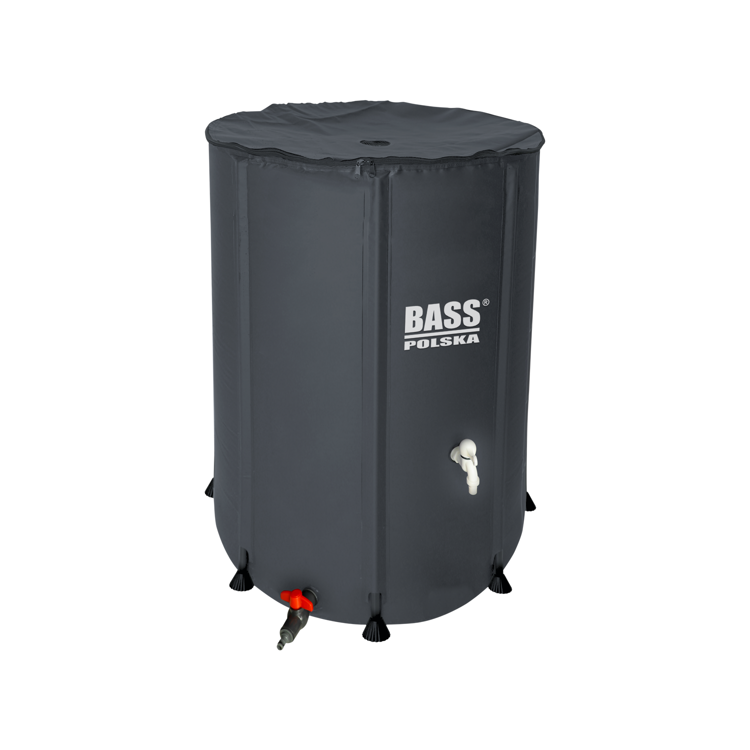 750 litran harmaa sadevesitynnyri