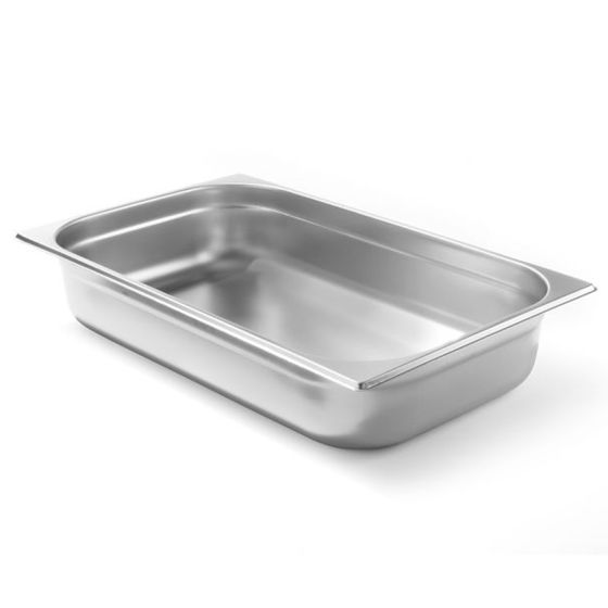 GN 1/1 -astia, korkeus 100 mm, ruostumaton teräs - Hendi 800133