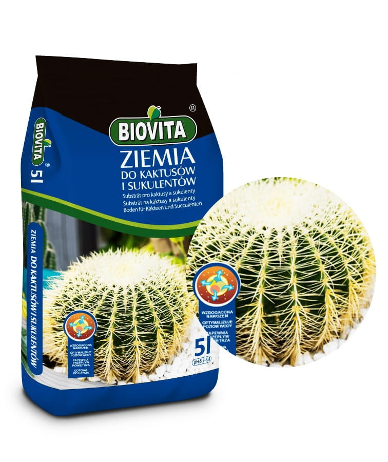 Maaperä kaktuksille ja mehikasveille 5L
