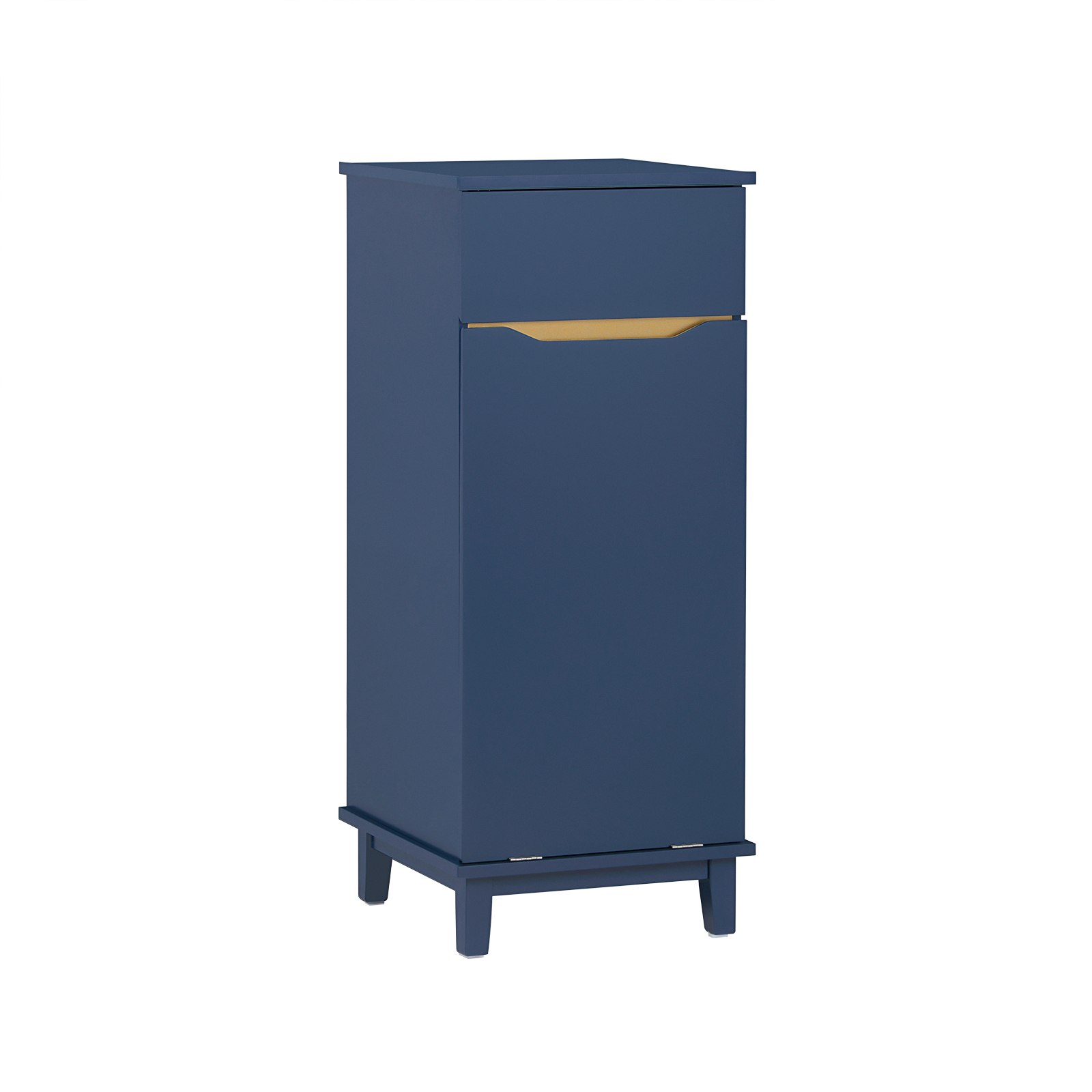 SoBuy Pyykkikaappi BZR114-B sininen ekologinen 40x40x96cm