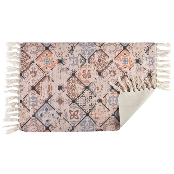 Matto polyesteri-puuvilla ORIENT 90x60 cm ruskea/beige/vihreä 1 kpl