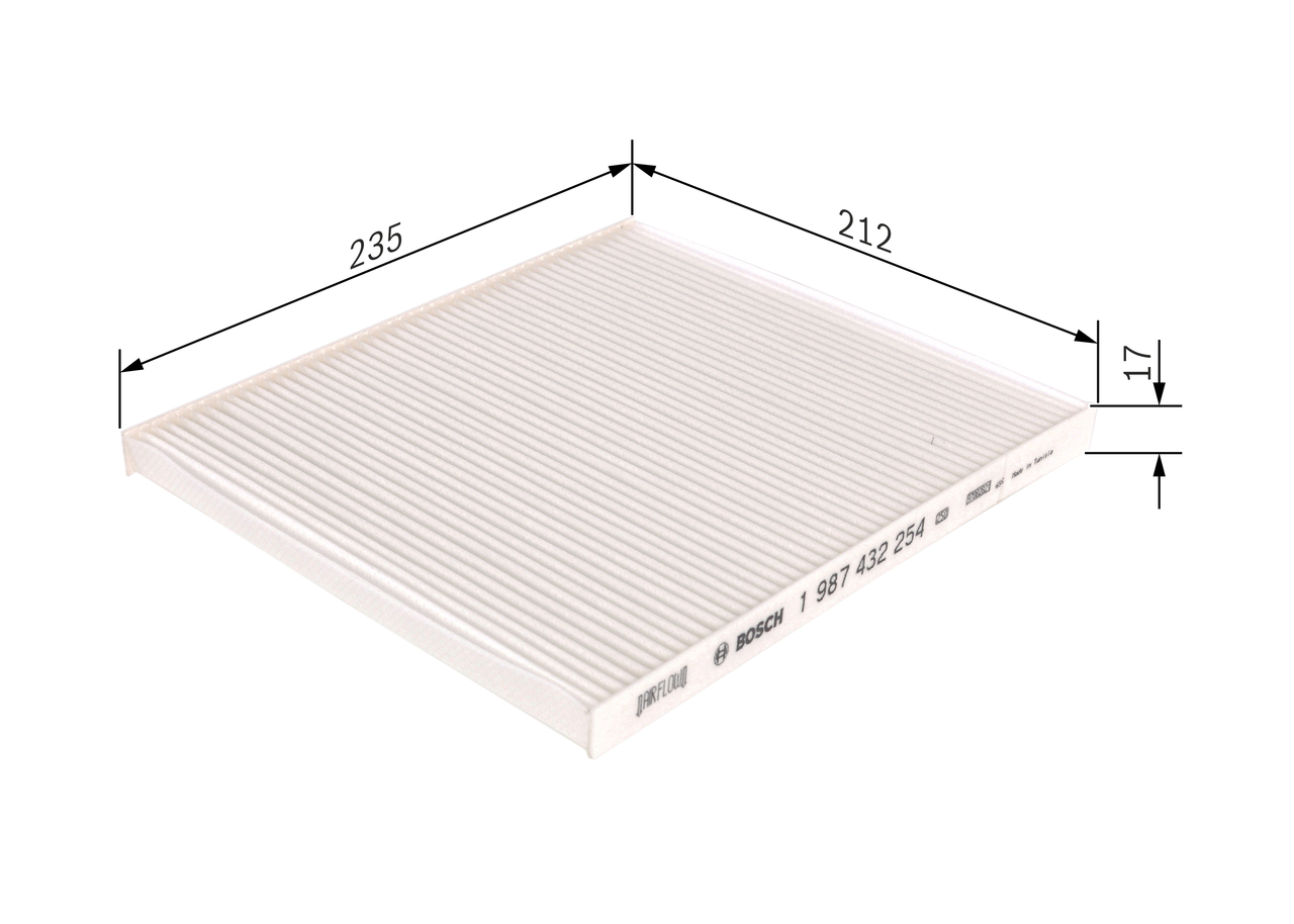 Bosch Ohjaamosuodatin 1987432254
