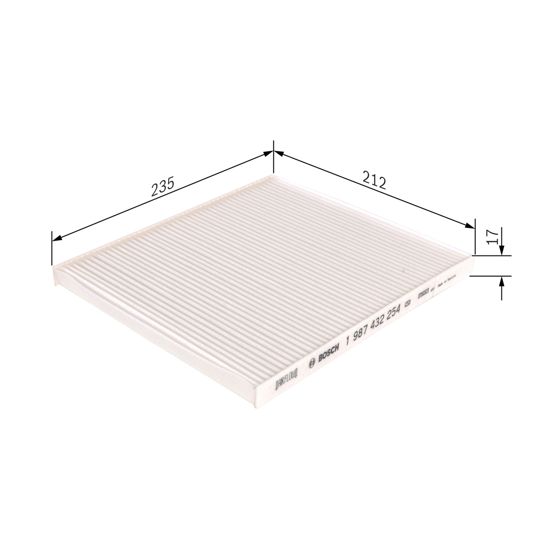 Bosch Ohjaamosuodatin 1987432254