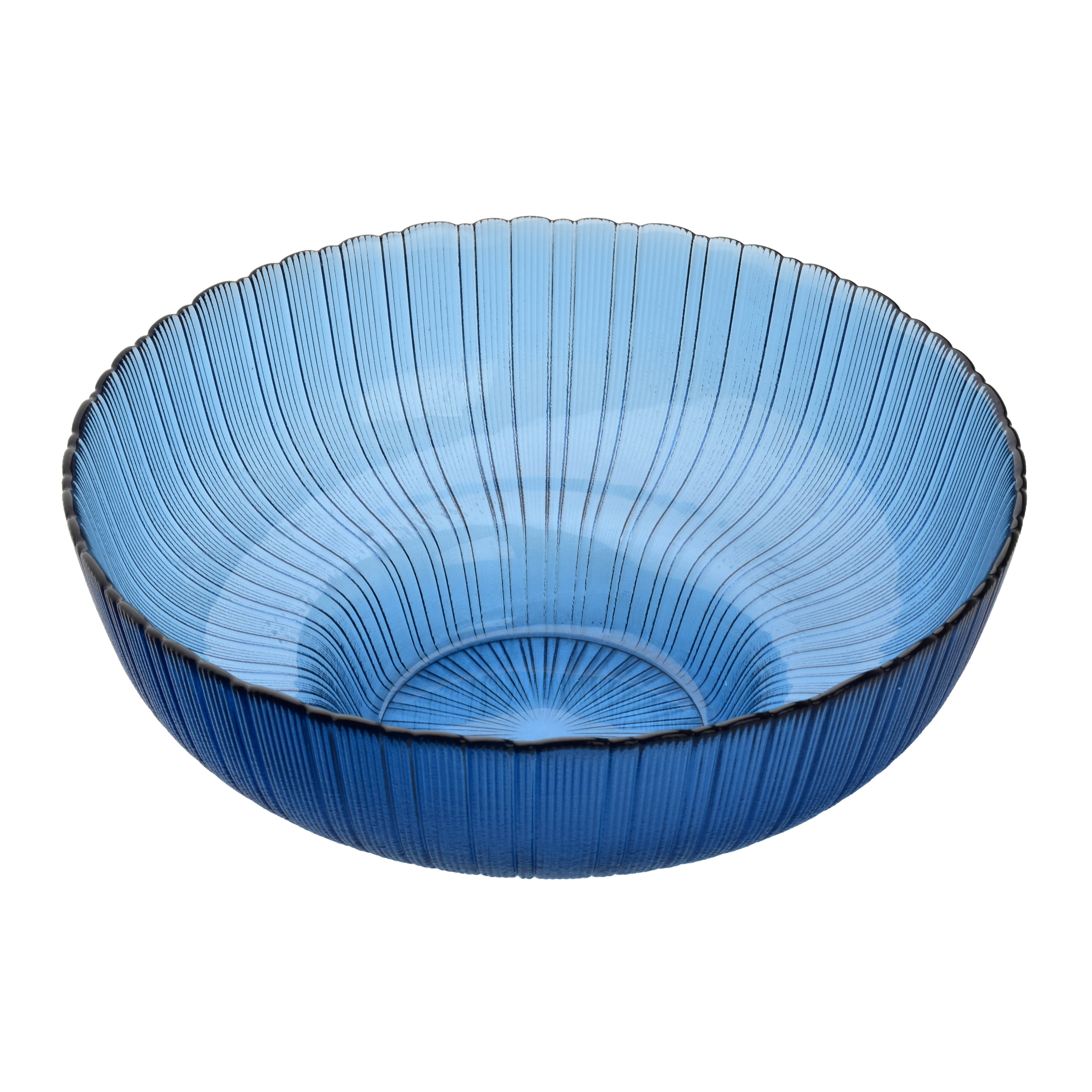 Tarjoilukulho lasi Mondex Daz Glass 25,5x10,5cm sininen 1kpl