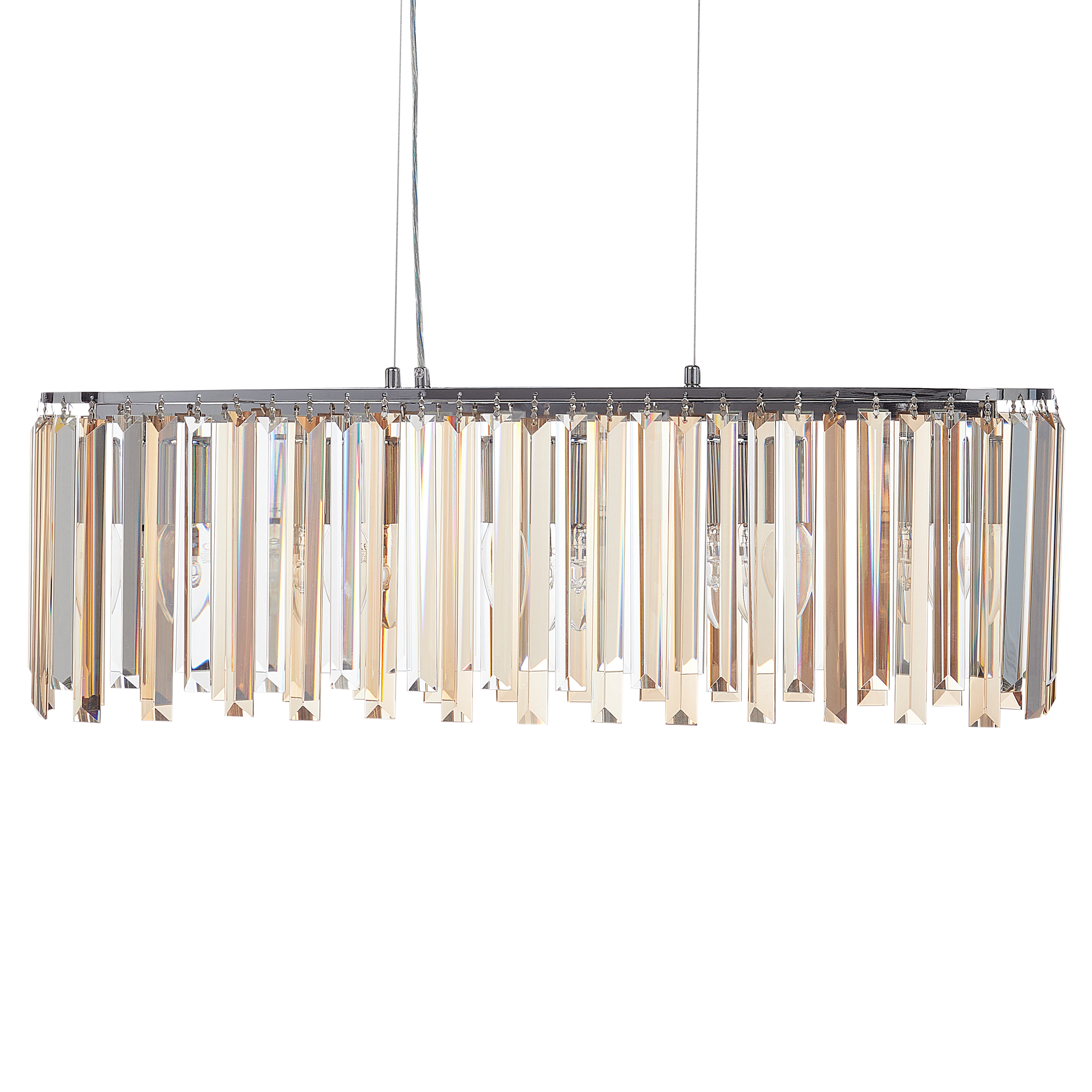 Kattokruunu MANDEO lasi Hopea