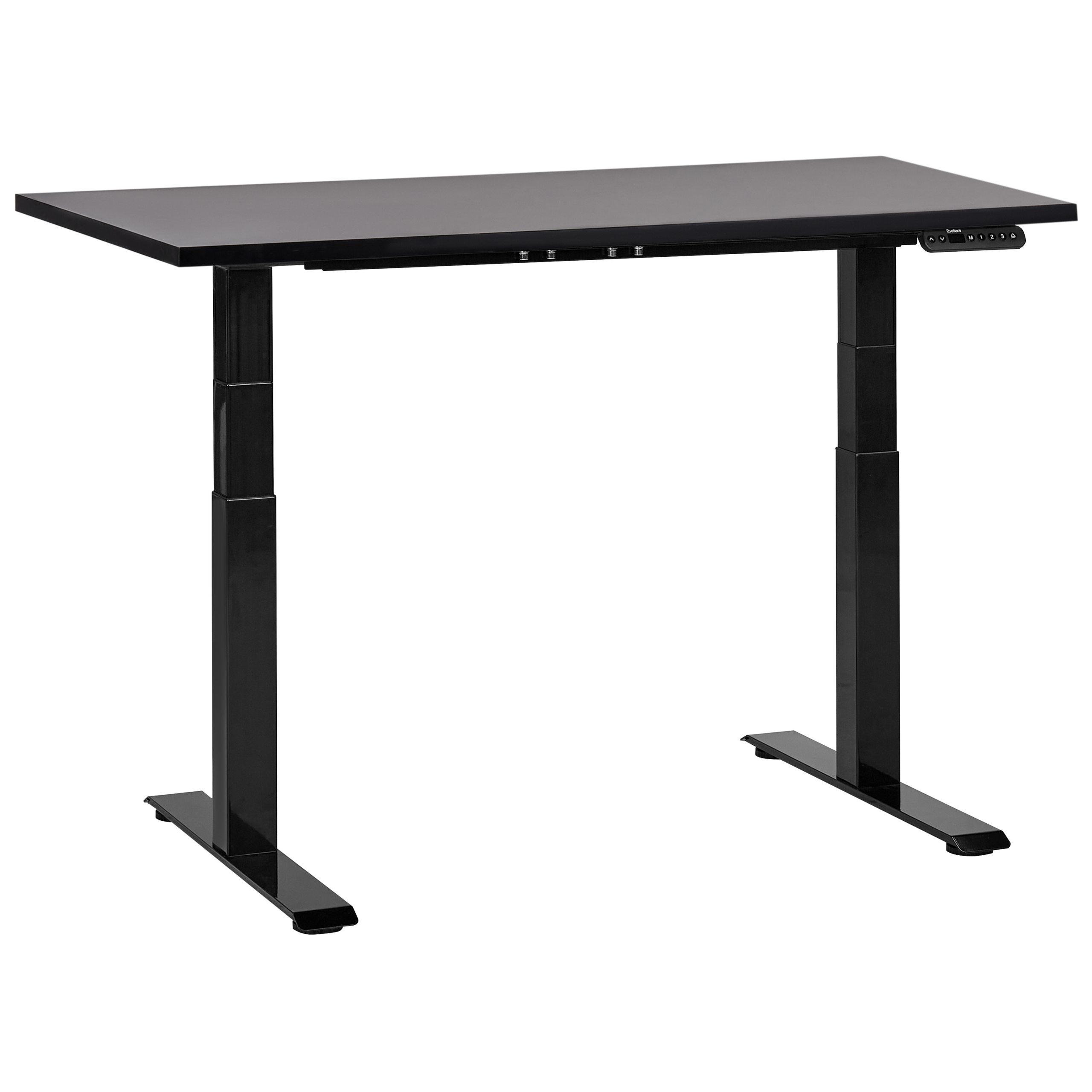 Työpöytä sähkösäädettävä DESTINES 120 cm 72 cm Musta