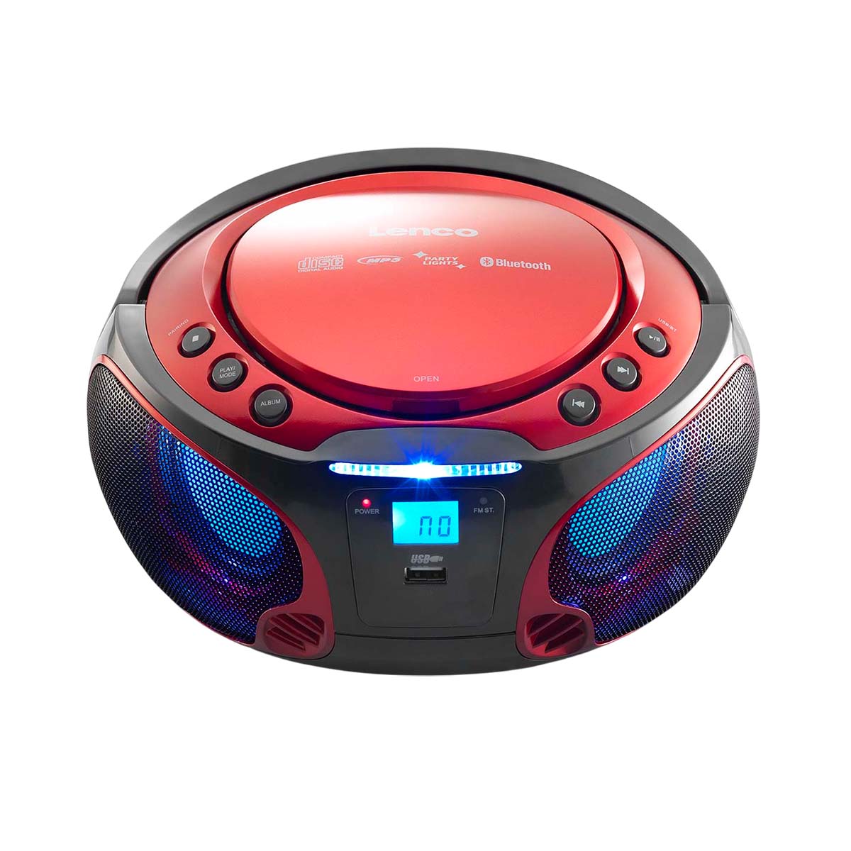 Radio FM / CD / MP3 / USB / Bluetooth, Malli SCD-550 Valaistu LCD-näytöllä
