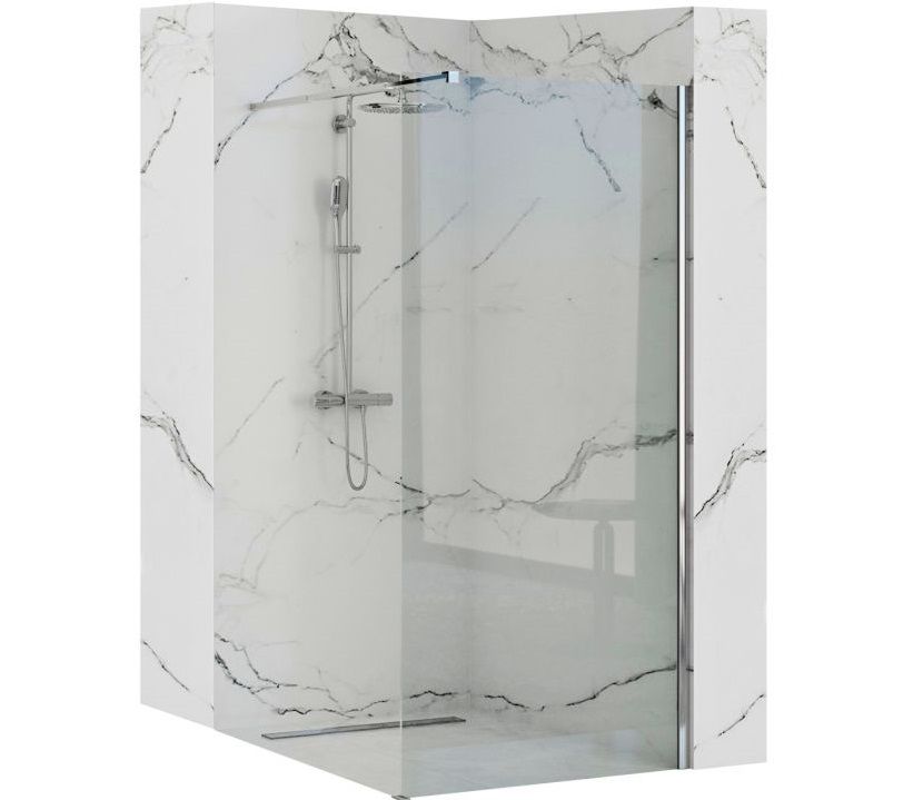 REA Suihkuseinä AERO N 110 kromi, 1,8X110X195CM