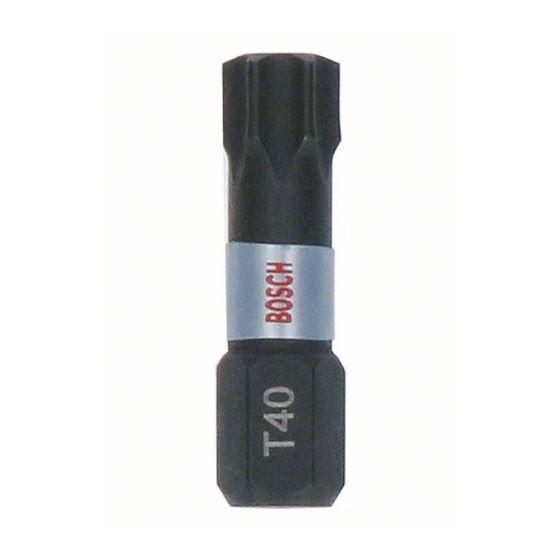 Bosch Impact Control -Ruuvauskärki T40 25 mm 25 kpl