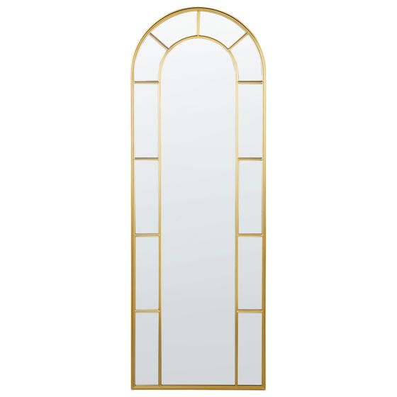 Seinäpeili CROSSES 60 cm 170 cm metalli Kulta