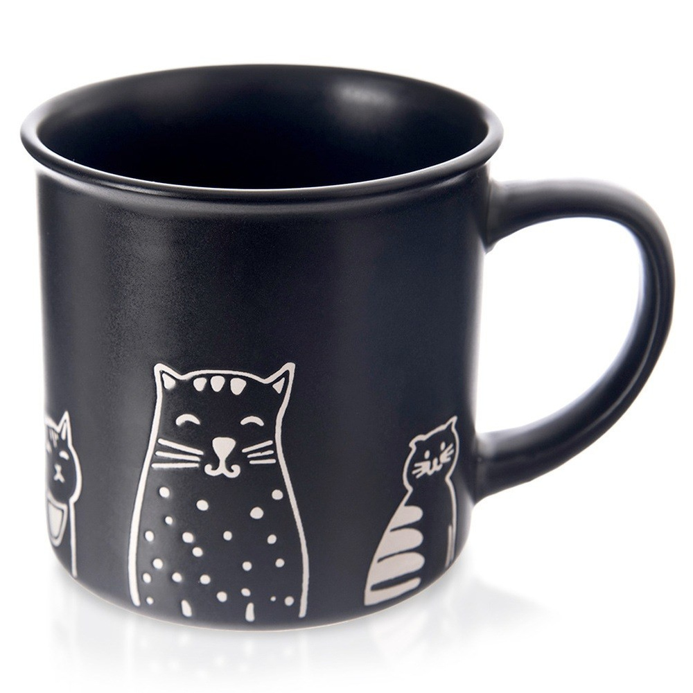 Keraaminen muki mustat kissat 500 ml