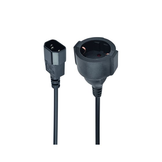 Cablexpert PC-SFC14M-01 15cm Lyhyt Virtalähteen Jatkojohto CPU/ATX