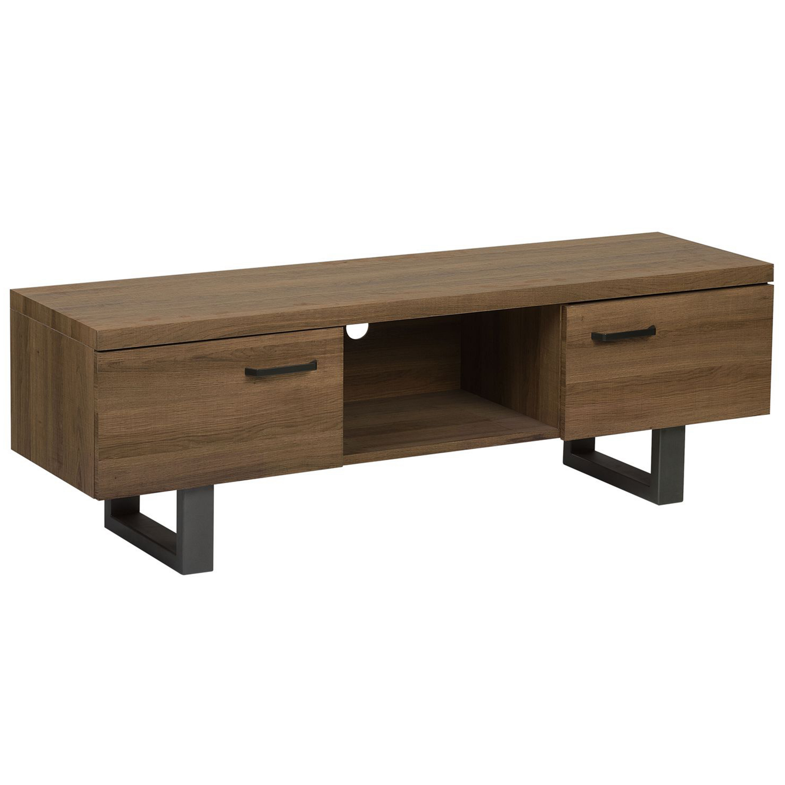 TV-taso TIMBER Tummanruskea