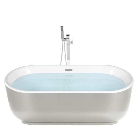 Kylpyamme vapaasti seisova PINEL 170 x 80 cm Hopea