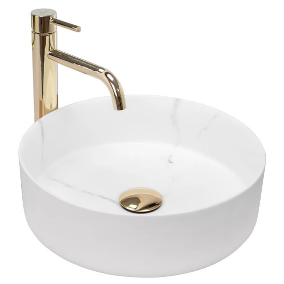REA Malja-allas SAMI marble matta, 80X36X11, 5CM