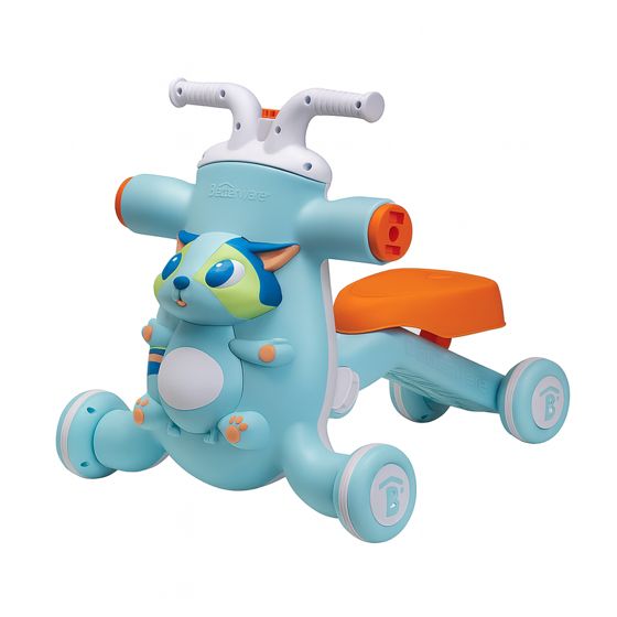 NETTLIFE 3-in-1 Kävelytuki, Sähköauto & Potkulapeli Lapsille 0-5V-Helppo Koota, Säädettävä