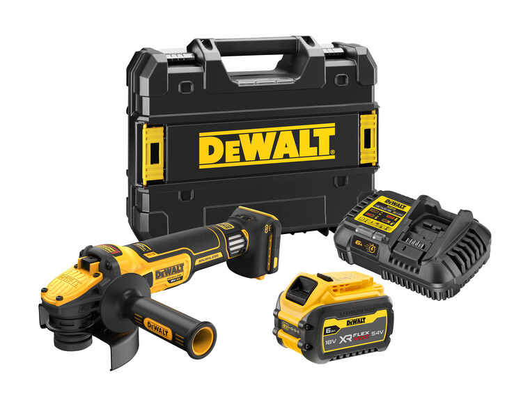 DeWalt DCG409VST XR FlexVolt Advantage -Akkukulmahiomakone 125 mm 6,0 Ah TSTAK
