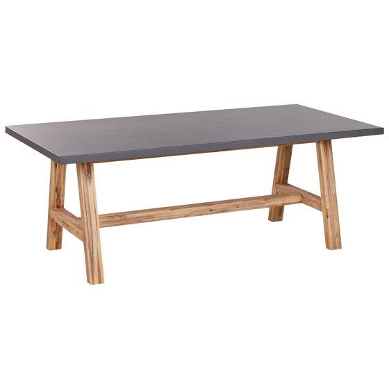 Puutarhapöytä TONNARE 200 cm 100 cm betoni Harmaa