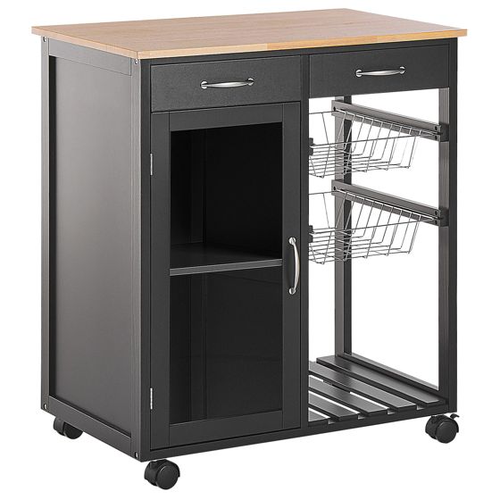 Tarjoiluvaunu BOVES Musta