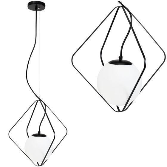 TOOLIGHT riippuvalaisin APP1018-1CP Musta, 34x34x34cm