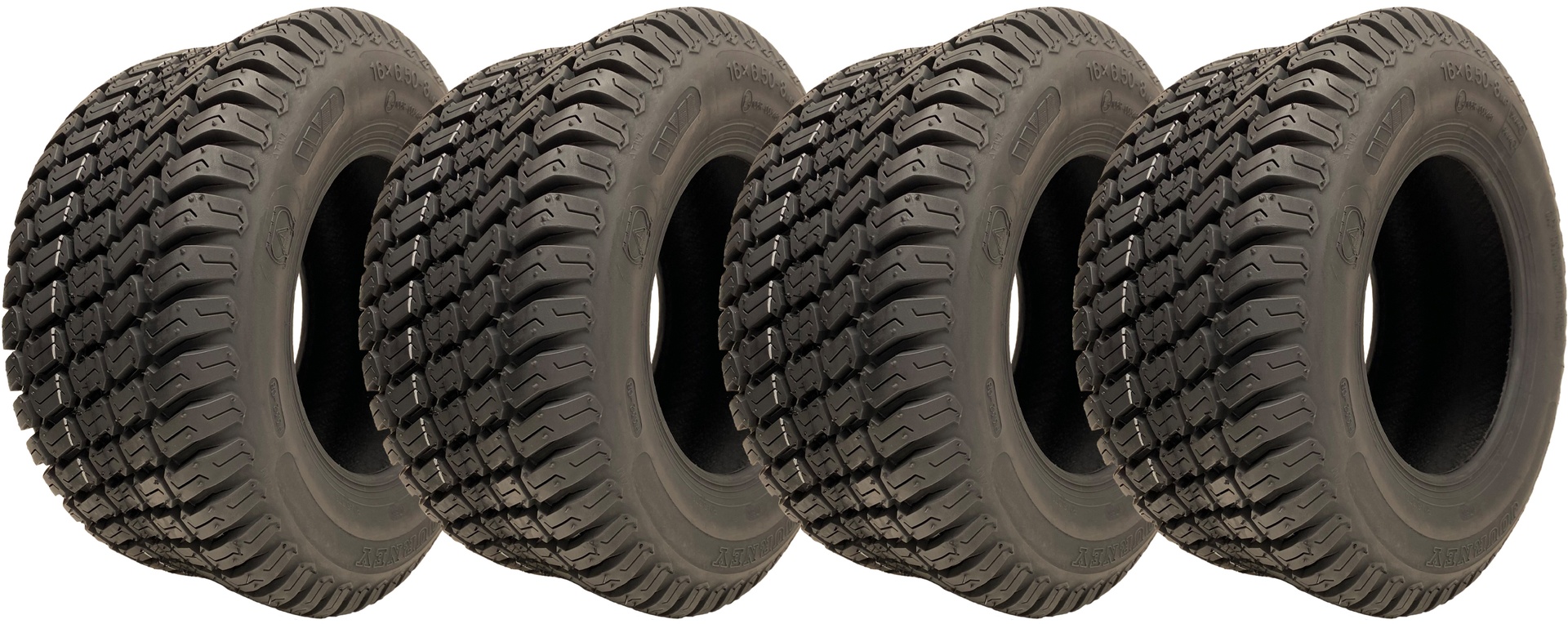 16x6.50-8 ruohonleikkurin renkaat, 4-kerroksiset, nurmikenttäkäyttöön, Wanda P332, tieliikennekelpoiset, kantavuus 280 kg (4 kpl:n sarja)