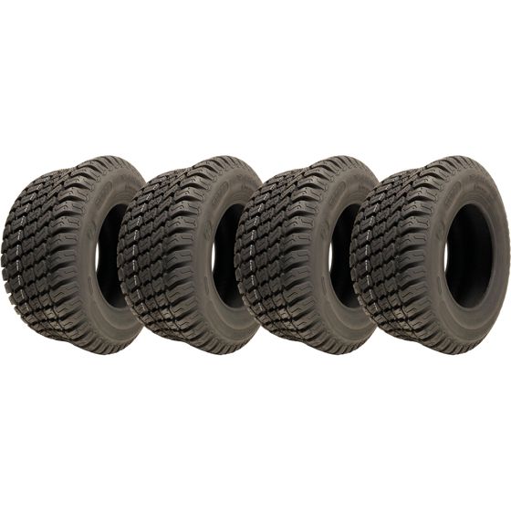 16x6.50-8 ruohonleikkurin renkaat, 4-kerroksiset, nurmikenttäkäyttöön, Wanda P332, tieliikennekelpoiset, kantavuus 280 kg (4 kpl:n sarja)