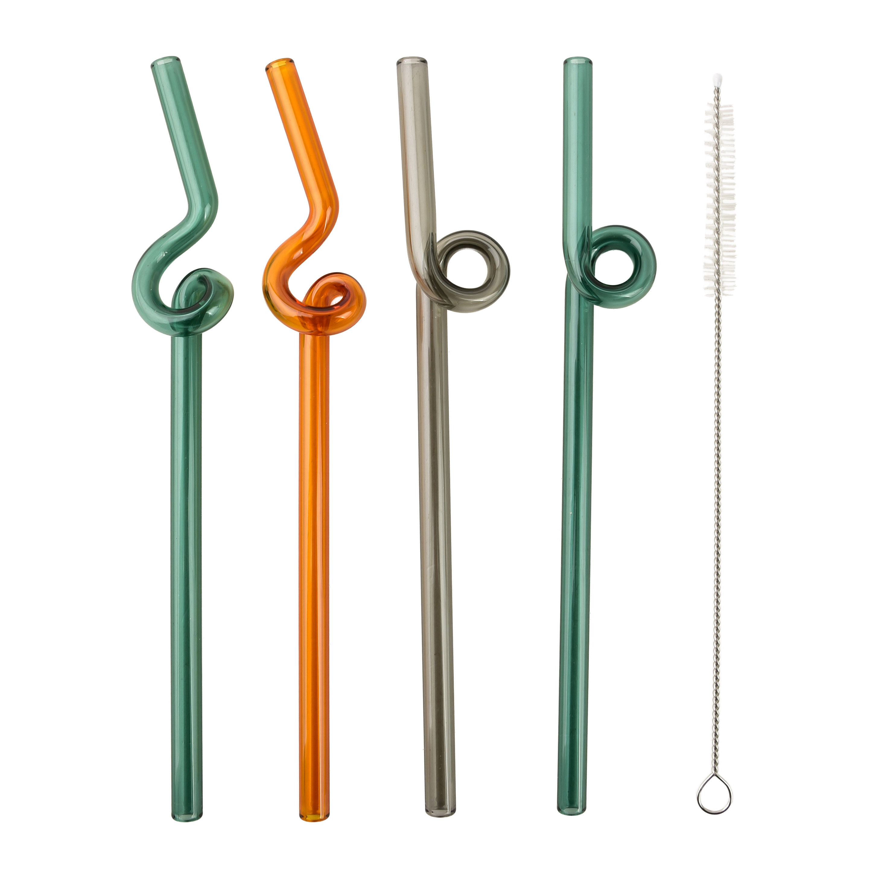 Juomapilli lasi Peter Komplet 20cm monivärinen 4kpl