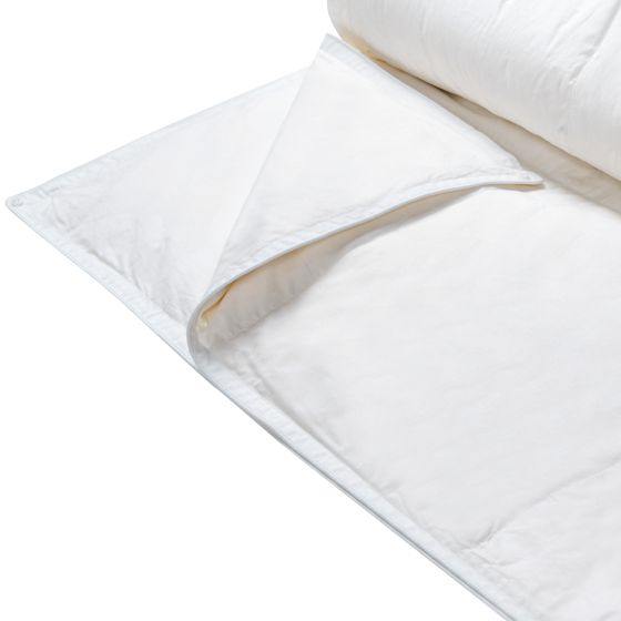 Kaksikerroksinen ympärivuotinen peitto SERRATO höyhen 155 x 220 cm