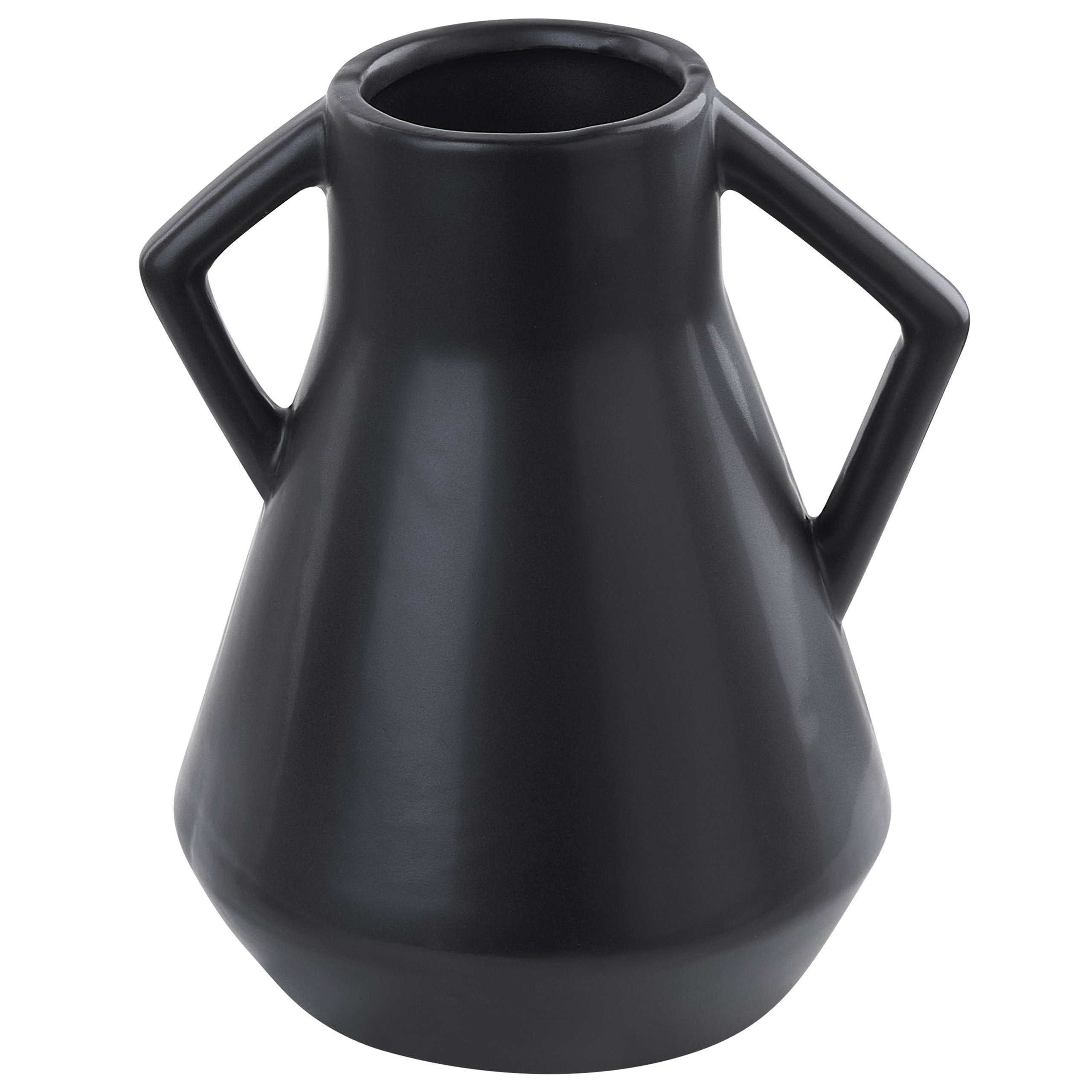Kukkamaljakko FERMI keramiikka 20 cm Musta