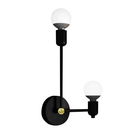TOOLIGHT seinävalaisin APP1707-2W musta, 42x23x6cm