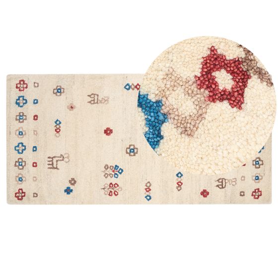 Matto SULUCA Beige 80 x 150 cm villa Gabbeh-matto