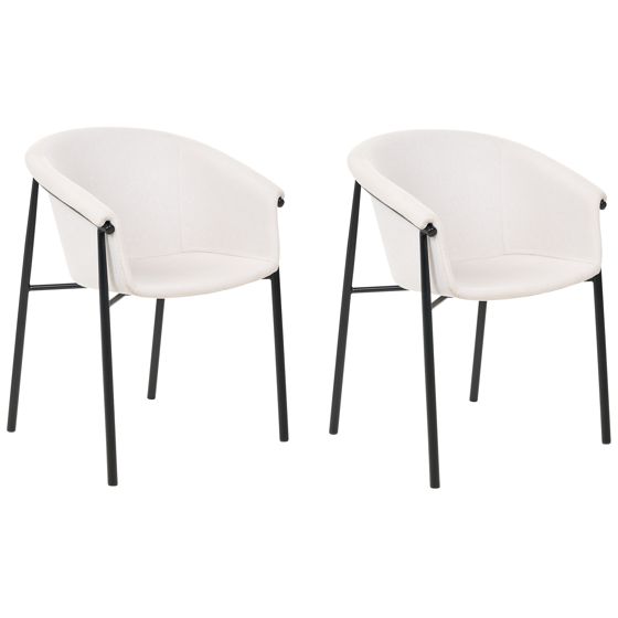 Ruokatuolisetti 2 kpl AMES Kangas Vaaleanbeige