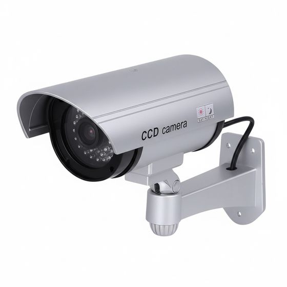 Putkenmuotoinen valvontakamera sisä- / ulkokäyttöön näkyvillä LED-valoilla