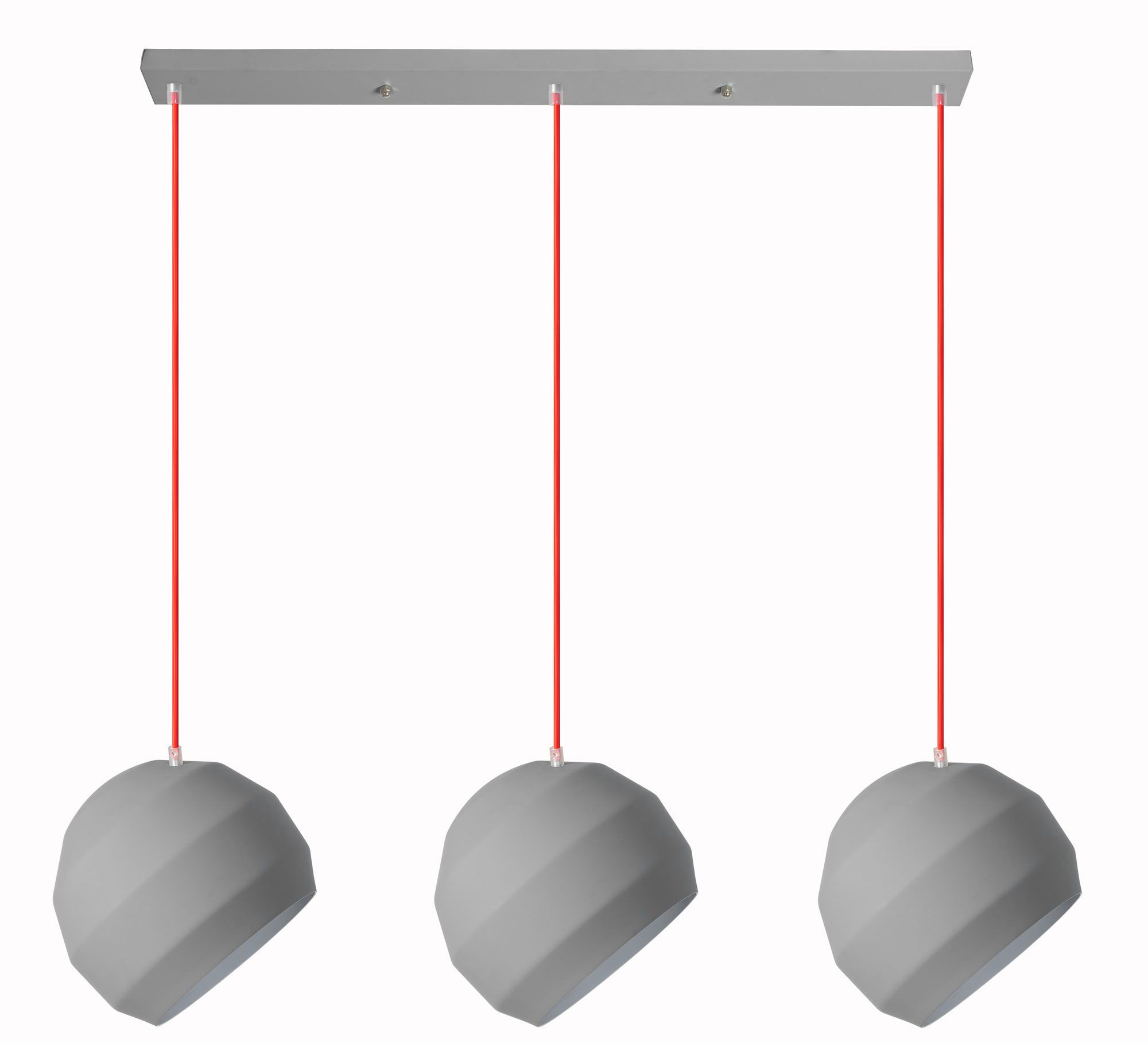 TOOLIGHT riippuvalaisin APP384-3CPR Harmaa, 25x60x25cm