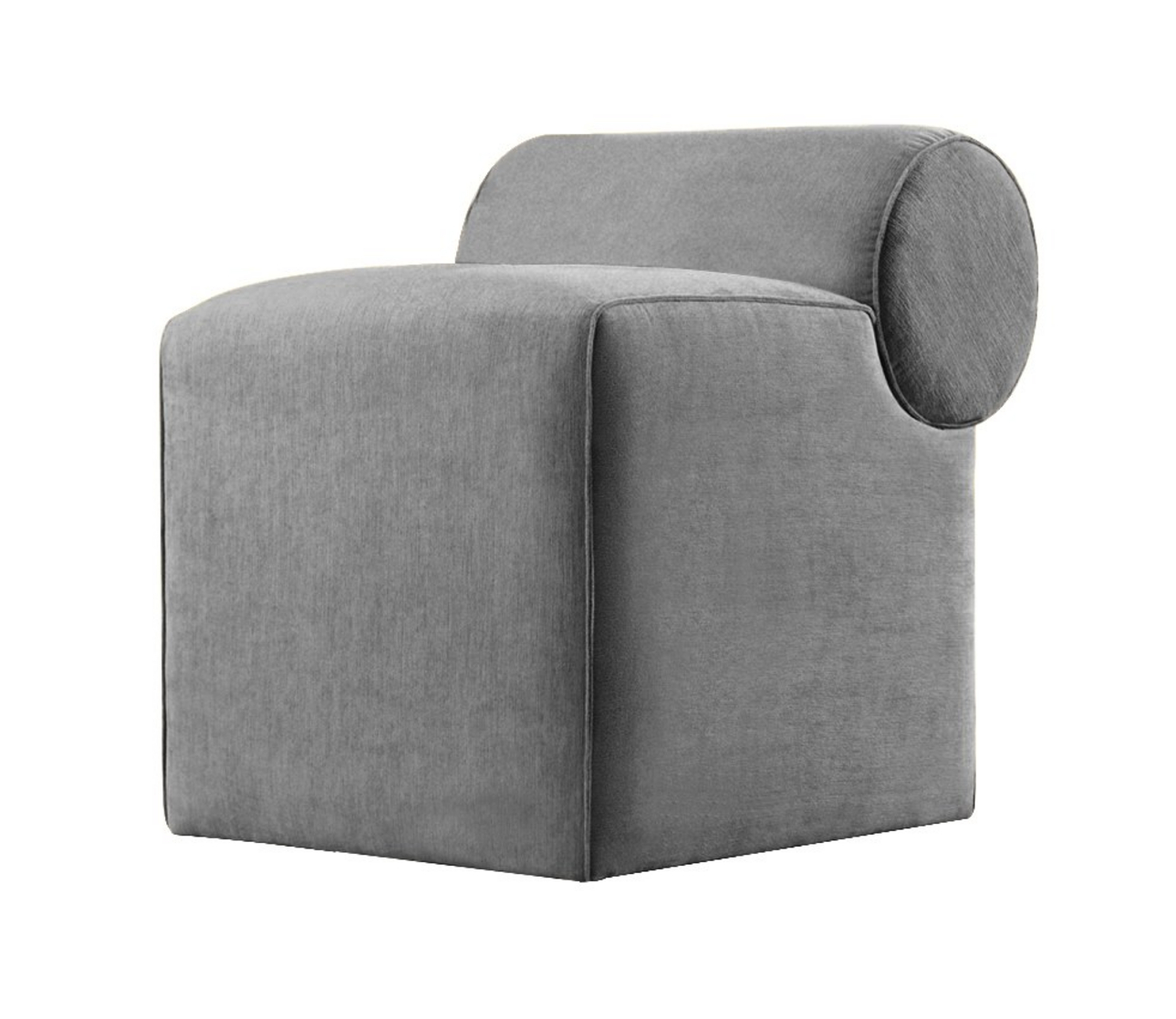 Norda Design Tyylikäs rahi, 100 % puuvillaa, 35 DNS ortopedinen vaahtomuovi, PVC-pinnoitetut jalat | 45 x 56 x 60 cm, korkeus 43 cm