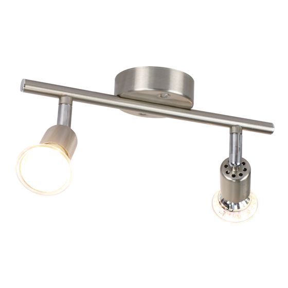 NETTLIFE säädettävä LED - kattospotti GU10 2 liekkisäädettävää teollisuuskäyttöön tarkoitettua olohuoneen kattospottia