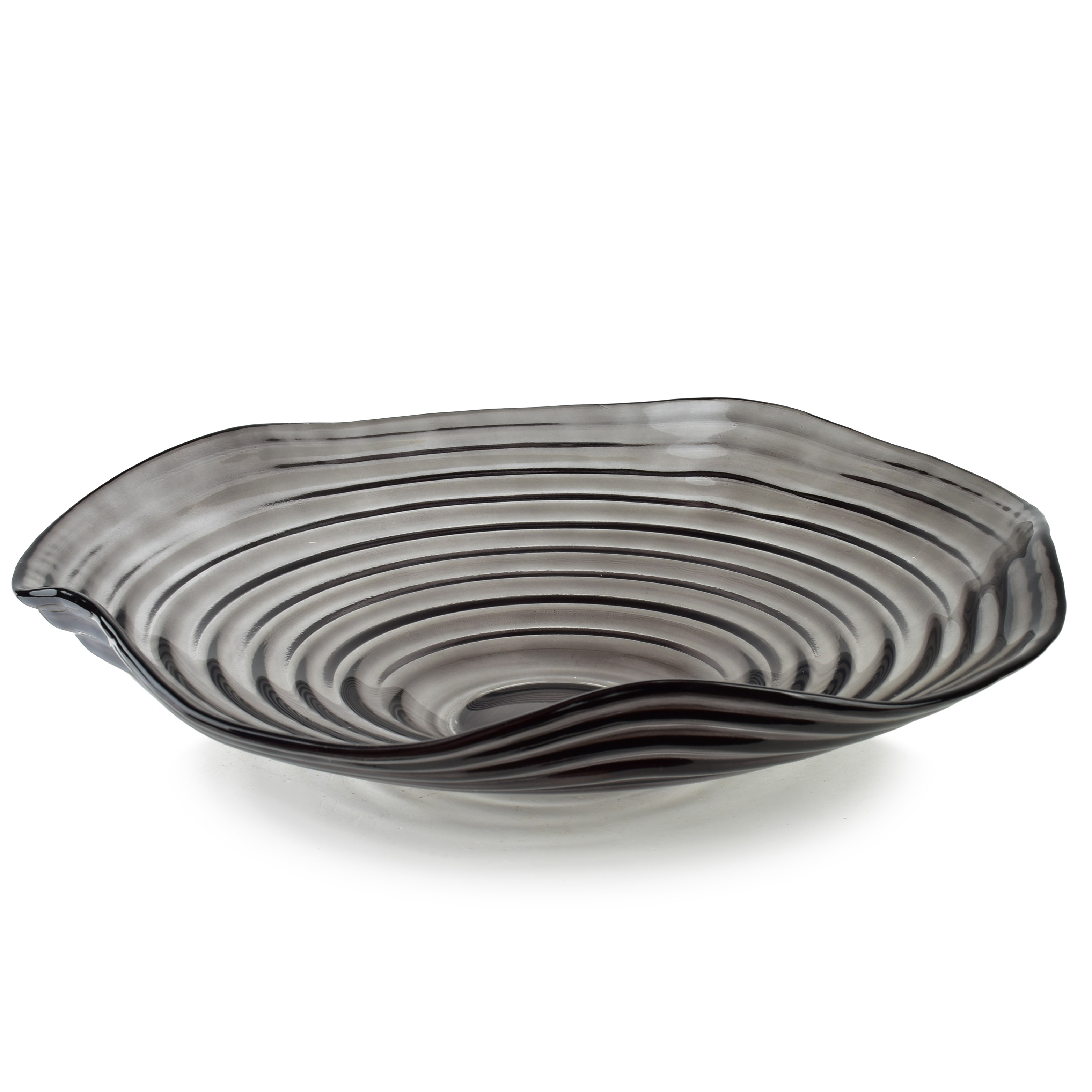 Koristekulho lasi Daz Glass Misa 36x36x8cm grafiitti 1kpl