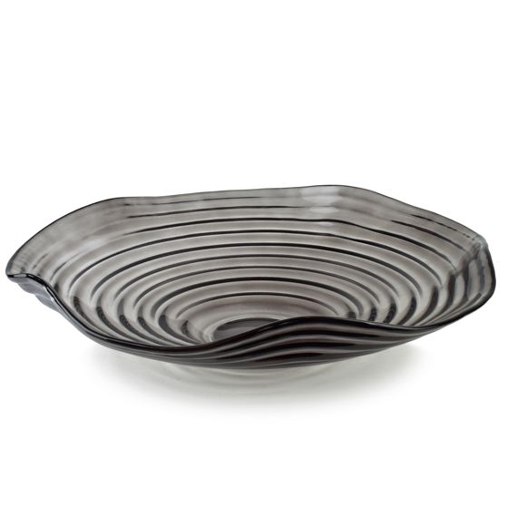 Koristekulho lasi Daz Glass Misa 36x36x8cm grafiitti 1kpl