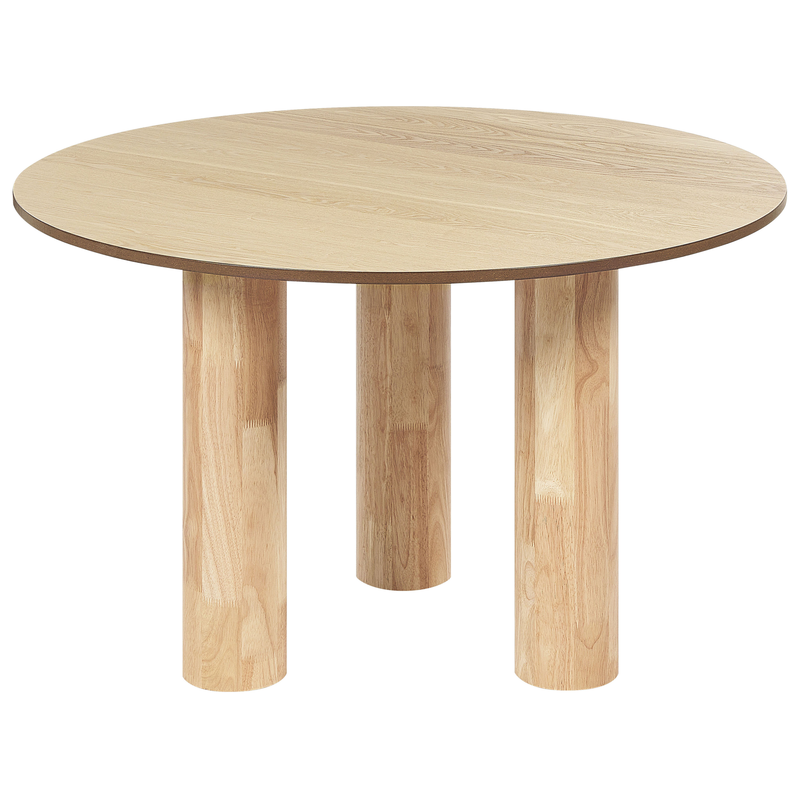 Ruokapöytä ORIN Vaalea saarniviilu 120 cm 120 cm