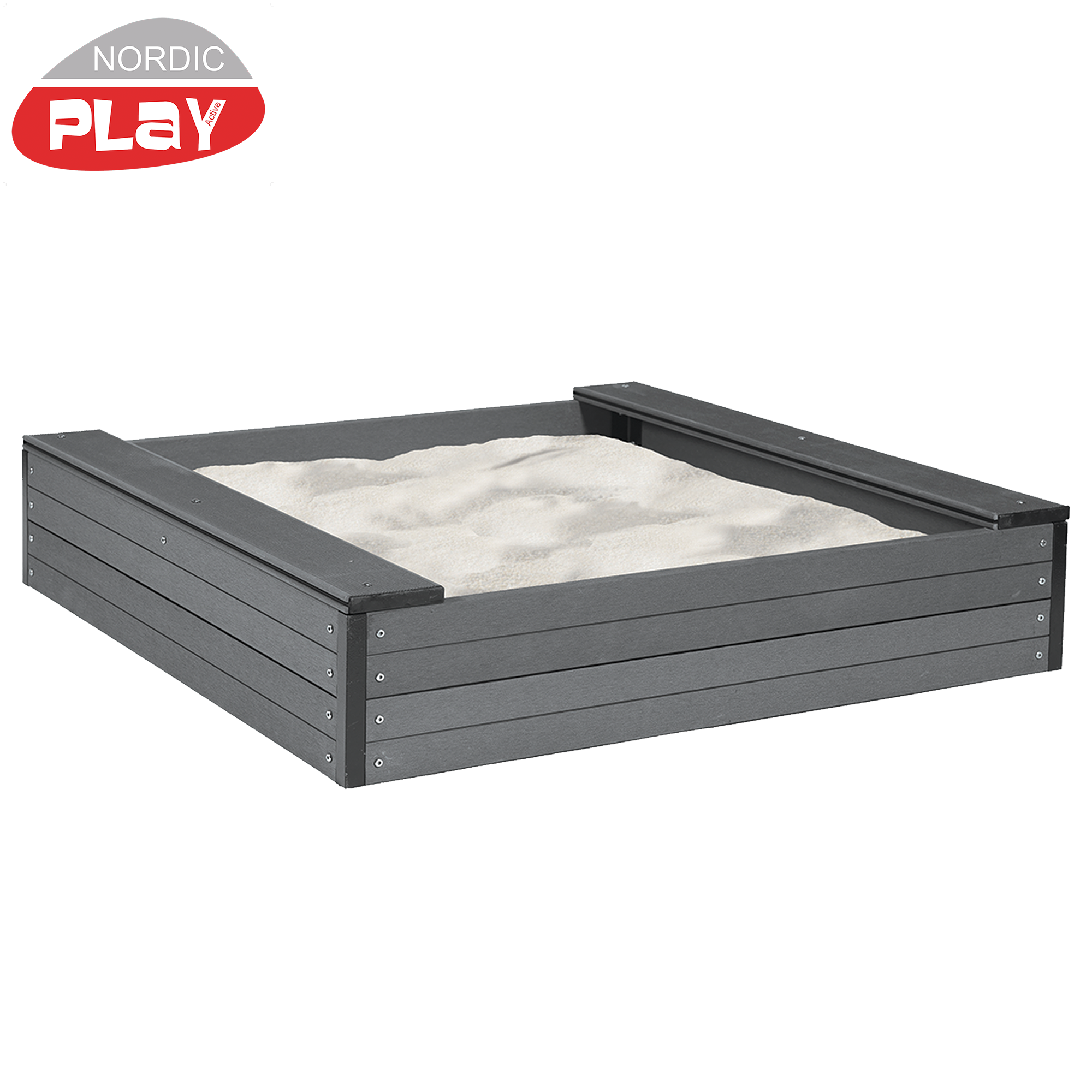 Hiekkalaatikko, komposiitti, 120 x 120 cm NORDIC PLAY