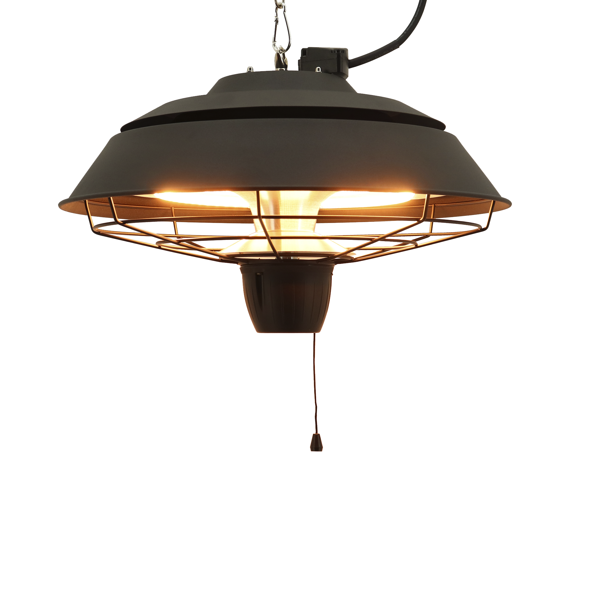 Terassilämmitin 1500 ripustettava malli, musta HORTUS