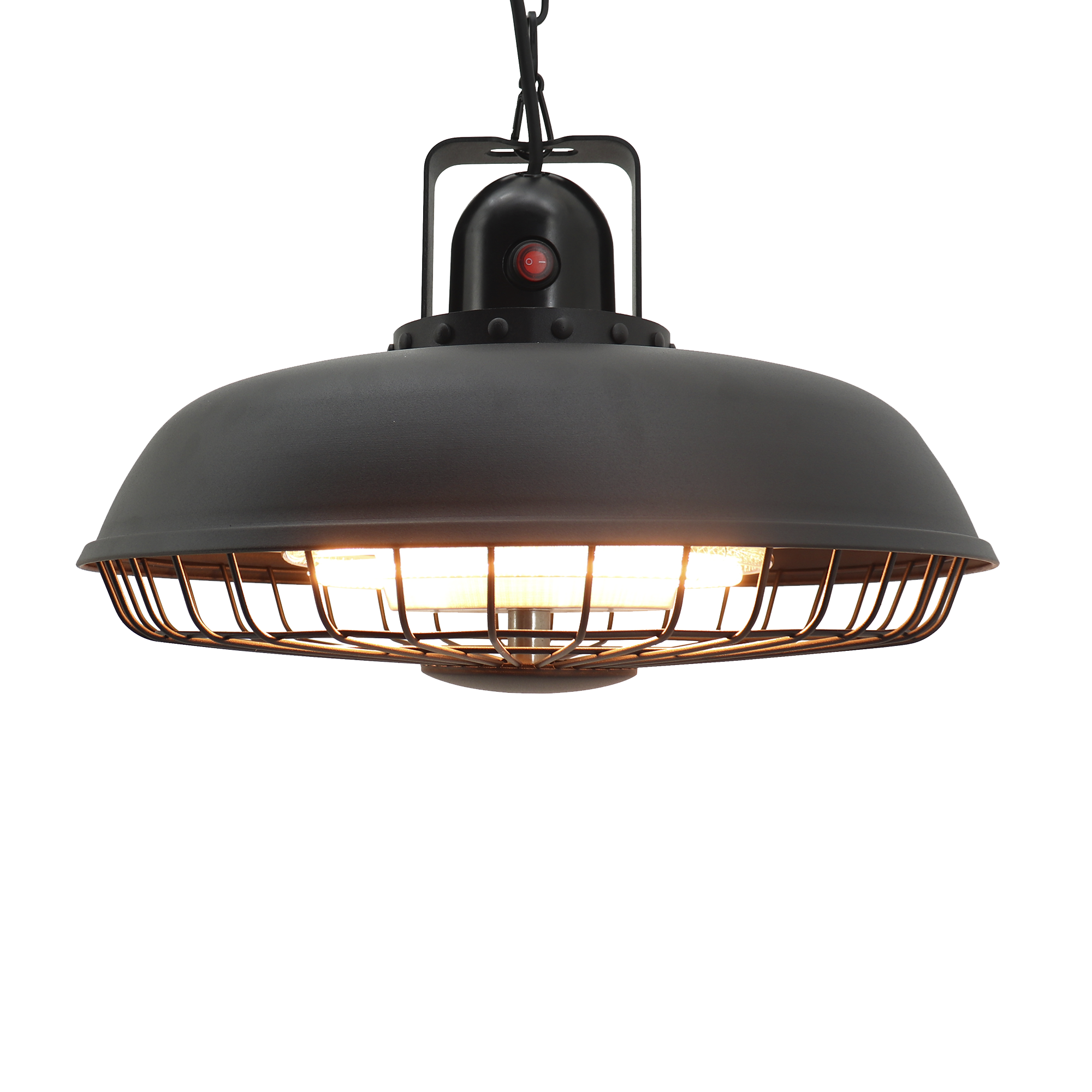 Terassilämmitin 600/1200/1800 W ripustettava malli, kaukosäädin, soft touch-painike HORTUS