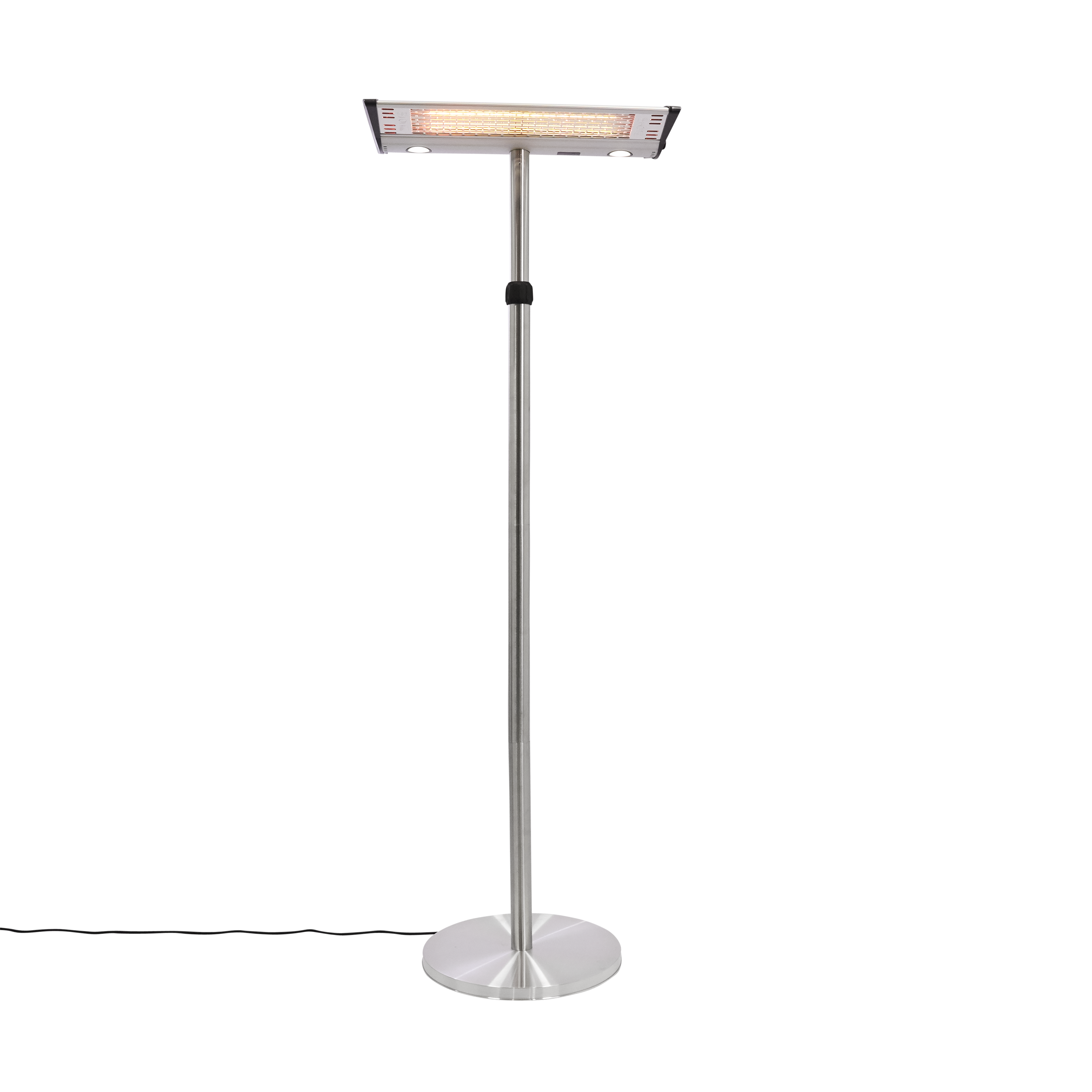 Terassilämmitin, lattiamalli 'teleskooppi' 1000/2000 W GT HORTUS