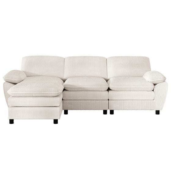 Modulaarinen Sohva, Irrotettava Muotoilu, Valkoinen